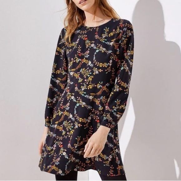 LOFT Women’s Floral Boho Dress 12 - Picture 1 of 8